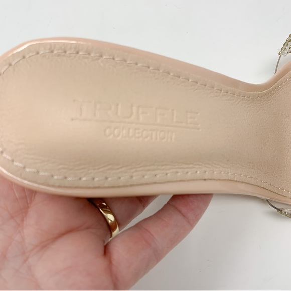 NEW $78 Nasty Gal Truffle Collection Diamonte Rhinestone Square Toe Mules 5.5 - Picture 10 of 11